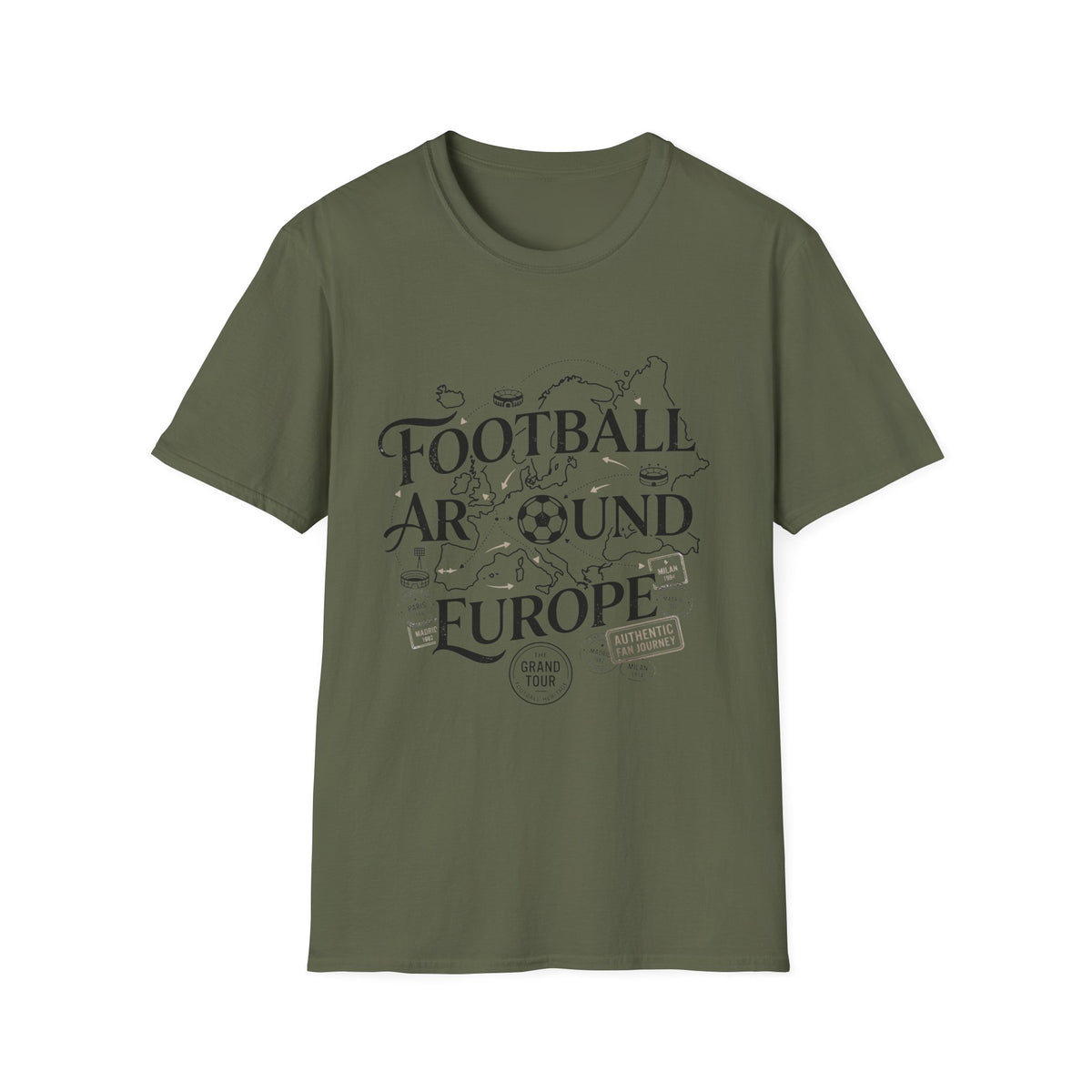 "FOOTBALL AROUND EUROPE" T-Shirt