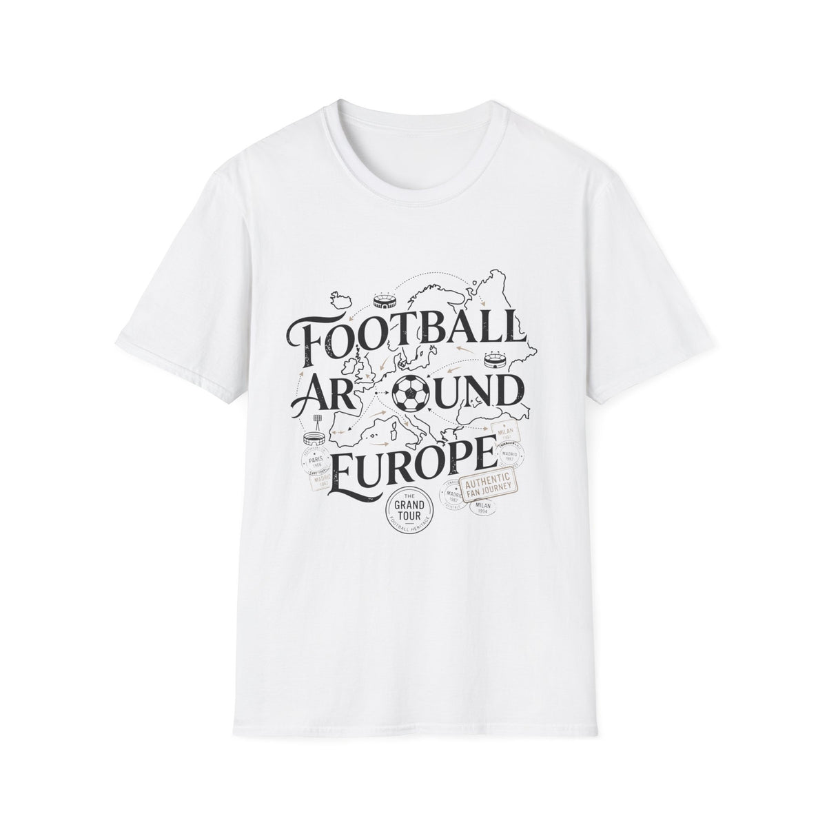 "FOOTBALL AROUND EUROPE" T-Shirt